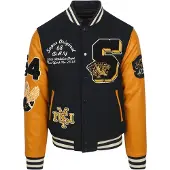 Superdry Superdrytil mænd. M5012183A Vintage lappet Varsity-jakke mairno (XL), Casual, Bomuld, Blå