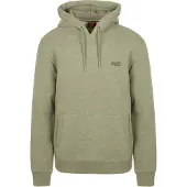 Superdry Superdrytil mænd. M2014404A Essential Logo Hoodie grøn (XXL), Casual, Bomuld
