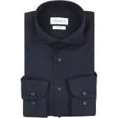Profuomo Twill Skjorte Marineblå Blå Mørkeblå måle