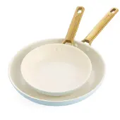 Greenpan Padova stegepandesæt 20 + 26 cm Light blue