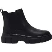 Timberland Timberlandtil kvinder. TB0A5ZCG0011 Chelsea Field mid-cut læder ankelstøvler sort (36 W), Fast, Ingen, Casual