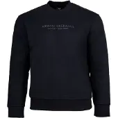 Armani Exchange A|X Armani Exchangetil mænd. XM001284AF20934UB101 Sweatshirt med rund hals i navy (XXL), Sort, Casual, Bomuld, Lange ærmer