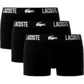 Lacoste Boksershorts sort / hvid