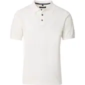 Casa Moda Strikket polo Off White Off-white måle
