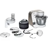 Bosch MUM5 MUM5XW10 - Køkkenmaskine - 1000 W - hvid/champagne