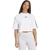 Adidas Essentials 3 Stripes Cotton Loose T-shirt Med Korte ærmer