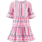 Happy girls Kjole azur / pink / lys pink / sort