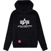 Alpha industries Sweatshirt rød / sort / hvid