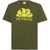 Sundek New Simeon Crew Neck With Logo T-shirt Med Korte ærmer