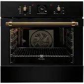 Electrolux SurroundCook 600 Flex EOB3400BOR - Ovn - til indbygning - niche - bredde: 56 cm - dybde: 55 cm - højde: 57.8 cm - med selv-rengøring - Klasse A - sort