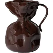 By On Crumple vase Brun