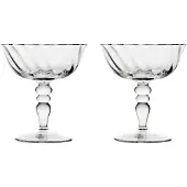 By On Opacity italiensk champagnecoupe 15 cl 2-pak Klar