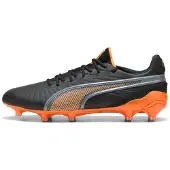 Puma KING ULTIMATE FG/AG Football Boots Women, Shoes, Black/Heat Fire/Silver, 39