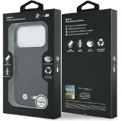 BMW M Quiltet logo MagSafe-etui til iPhone 17 Pro - Sort