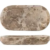 Bloomingville Shao bakke marmor 24,5x12,5 cm Natur