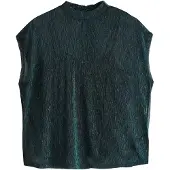 Next Bluse smaragd / sort