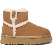 EVER AU Boots 'Barren' kastaniebrun