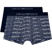 Emporio Armani Boksershorts navy / lyseblå / hvid