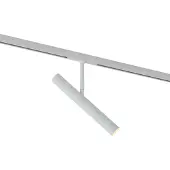 QAZQA Moderne hvid spotlight til 1-faset skinnesystem - Slimline Avery