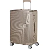 American Tourister Resväska Soundbox Aluminium 68 Medium Bronze