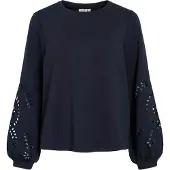 Vila Sweatshirt 'VISandy' navy