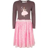 Happy girls Kjole brun / pink