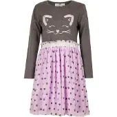 Happy girls Kjole antracit / pink