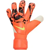 Nike Målmandshandske Grip 3 Max Voltage - Orange/Sort/Neon - Græs (FG), størrelse 9