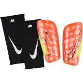 Nike Benskinner Mercurial Flylite Superlock Max Voltage - Orange/neon/sort, størrelse Medium/150-170cm