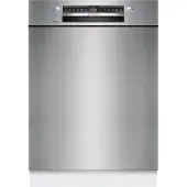 Bosch Serie | 4 SMU4EVS08E - Opvaskemaskine - til indbygning - Wi-Fi - Niche - bredde: 60 cm - dybde: 55 cm - højde: 81.5 cm - børstet stål