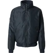 Superdry Superdrytil mænd. M5012258A City Harrington-jakke marineblå (M), Casual, Polyester