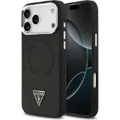 GUESS iPhone 17 Pro Max Triangle Logo Cover - MagSafe-kompatibel - Sort
