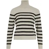 Vila Pullover 'KERRY' beige / sort