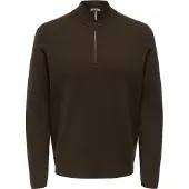 Only & Sons Pullover 'ONSCOOPER' mørkebrun
