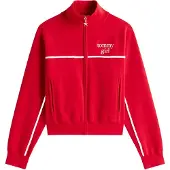 Tommy Hilfiger Cardigan knaldrød / hvid