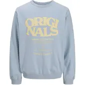 Jack & jones Junior Sweatshirt lyseblå / pastelgul