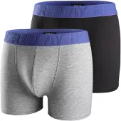 Replay Boksershorts grå-meleret / violetblå / sort