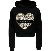 Kids Only GIRLS Sweatshirt 'KOGCooper' kit / guld / sort / hvid