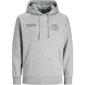 Jack & Jones Sweatshirt 'JORBradley' lysegrå / sort