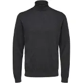 Selected Pullover 'SLHBerg' mørkegrå