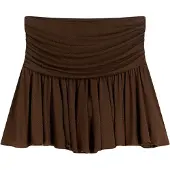 Bershka Nederdel brun