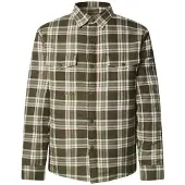 Pepe Jeans Pepe Jeanstil mænd. PM3090819 Clemen grøn skjorte (M), Casual, Bomuld, Lange ærmer