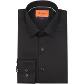 Suitable Twill Skjorte Sort måle