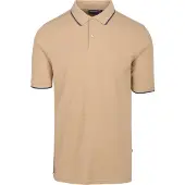 Suitable Respect Polo Tip Ferry Beige måle