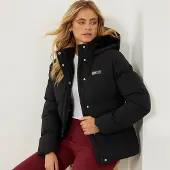 Bench Dame Atha Kort Dunjakke Sort