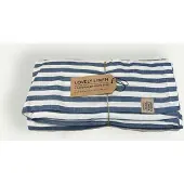 Fyrklövern Lovely Linen Lovely dug 145 x 300 cm, Edge Denim Blue