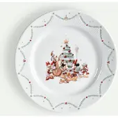 Fyrklövern Disney Jul tallerken 27 cm Middagstallerken