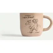 Fyrklövern Løvernes Konge krus Hakuna Matata 30 cl, Sandbrun