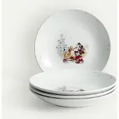 Fyrklövern Disney Vinter dyb tallerken 22 cm 4-pak