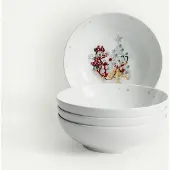Fyrklövern Disney Vinter skål 18 cm 4-pak